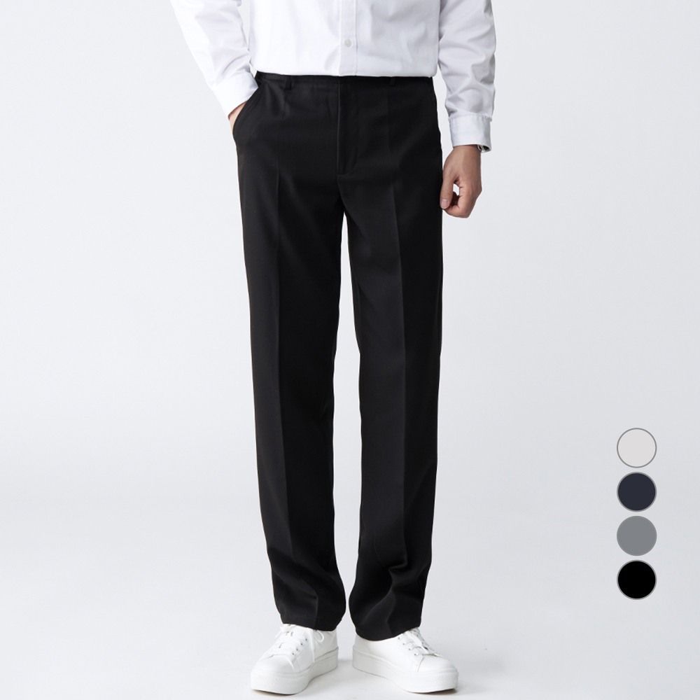 팀스핏 남성용 빅사이즈 옆밴딩 스탠다드핏 스판 슬랙스 25,900원