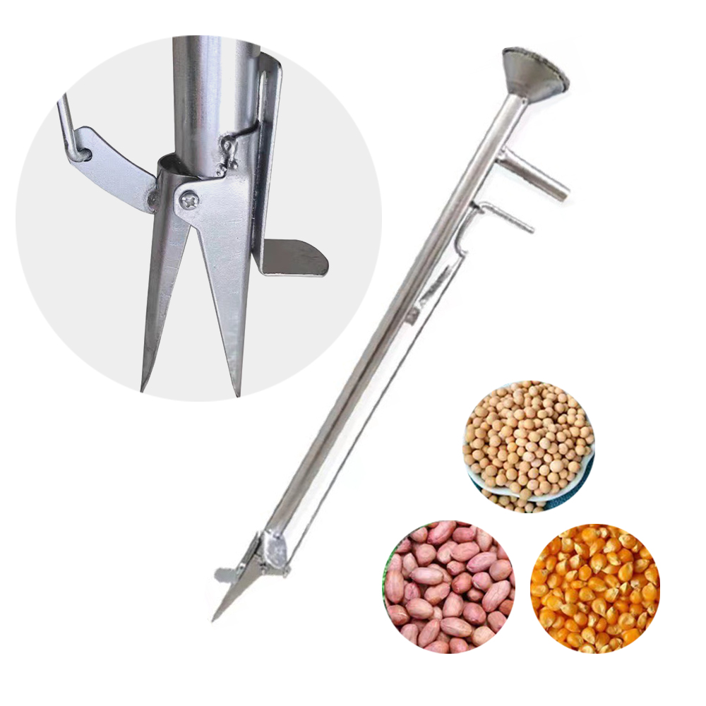 일체형 한손 비료 씨앗 이식기 땅콩 고추 깨 작물 감자 양파 모종 심는 기계 기구 파종기 심기 모종 이식 삽 7,800원