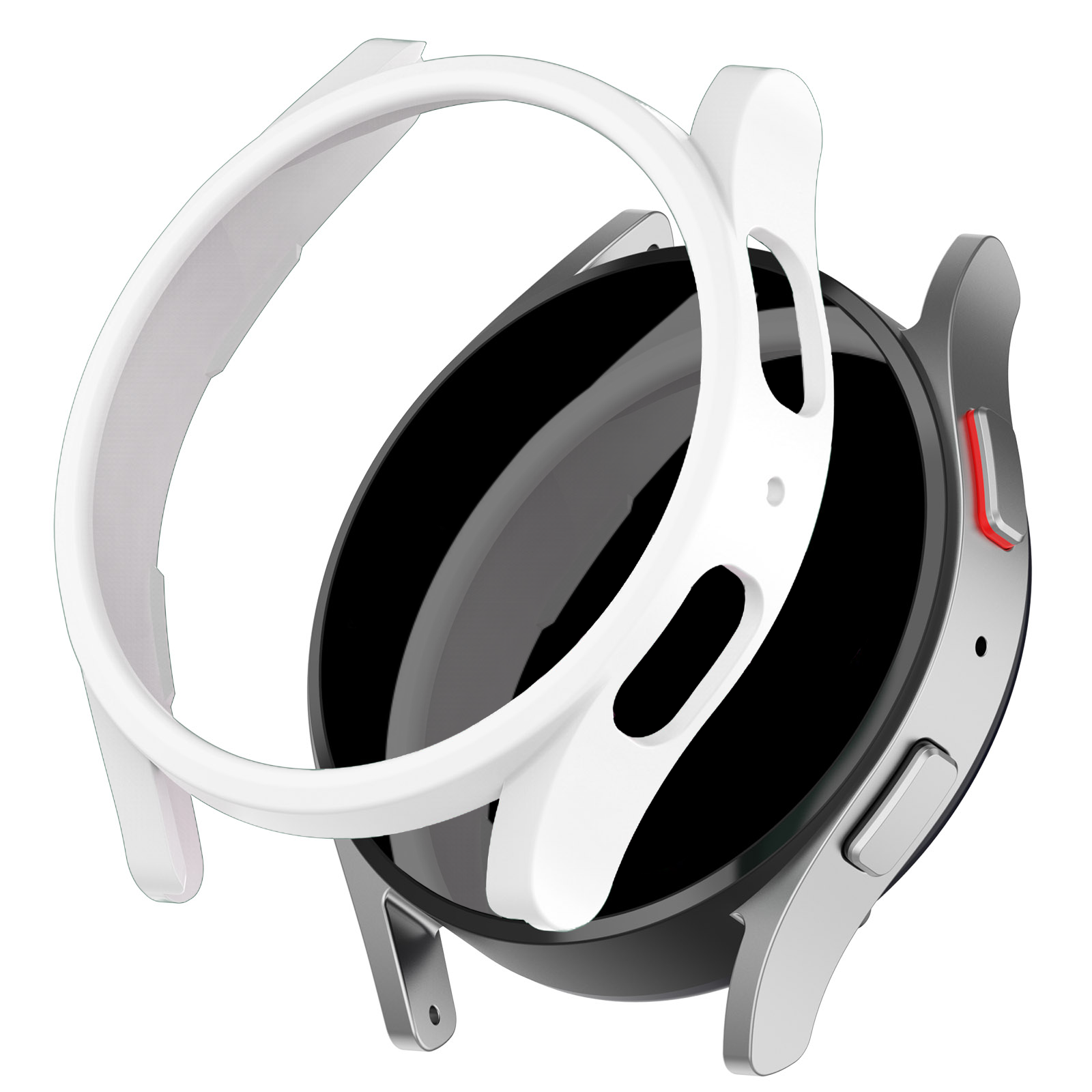 비쉴드 갤럭시 워치5 호환 베젤 하드커버 케이스, 화이트 3,900원