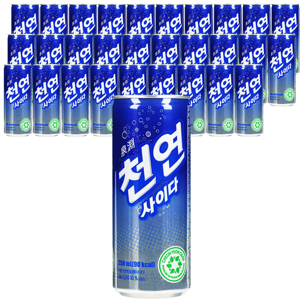 천연사이다, 250ml, 30개 13,890원