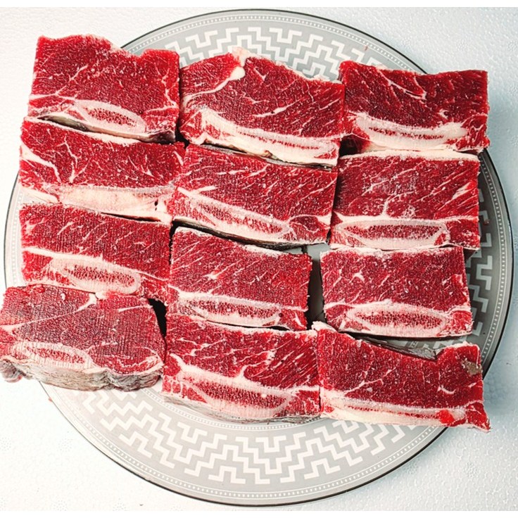 [행복미트] 목초육 소척갈비 우척갈비 할랄인증 소갈비 찜용 탕용 1kg+1kg, 총 2kg [당일발송], 1kg, 2개 49,700원