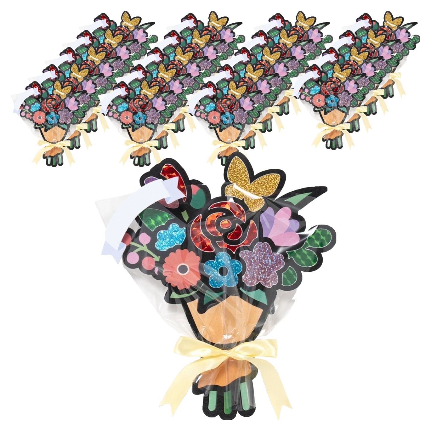 민화샵 포일아트 꽃 만들기, 20개, 꽃다발 38,900원