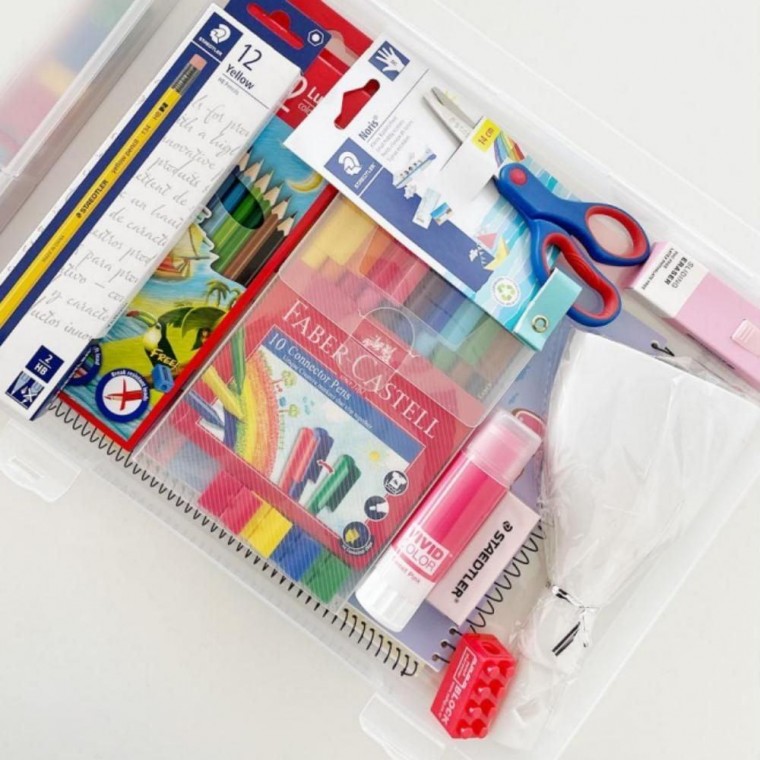 신학기 컬러 스테들러 파스텔 문구 학용품 선물 세트, 1개, 블루 99,070원