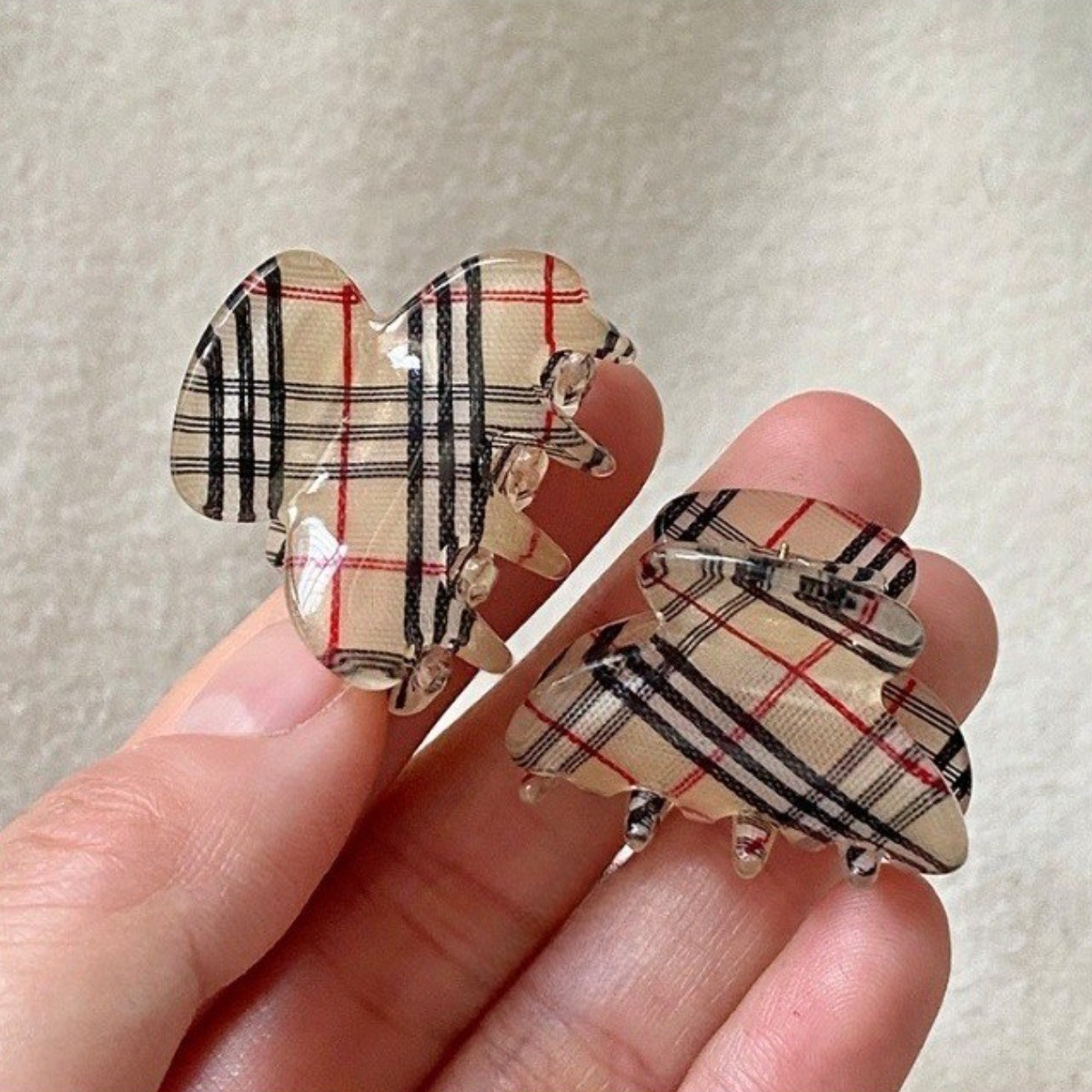 트렌도라 고급 미니 앞머리 옆머리 고정핀 헤어집게 2P 세트 6,850원