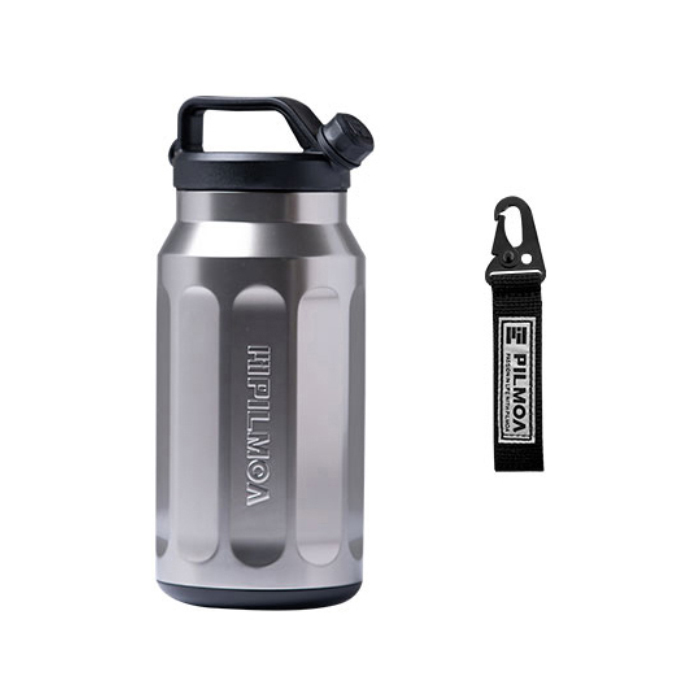 필모아 보냉보온 대용량 텀블러 E2000, 실버 79,800원