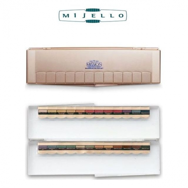 미젤로 미션 골드클래스 고체물감 24색/MPW-2024, 1g, 1ml 258,560원