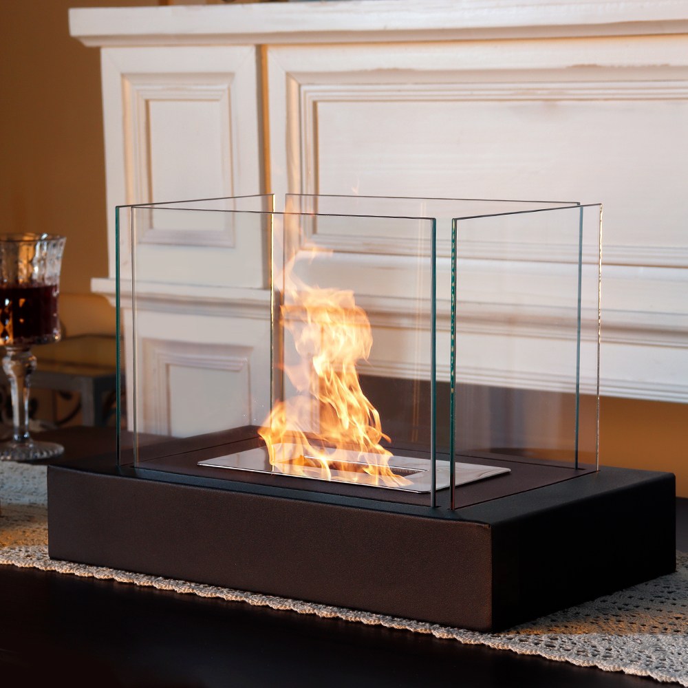 JHY DESIGN 화로 난로 불무드 직사각형 에탄올램프 23cm, 1개, 블랙 46,980원