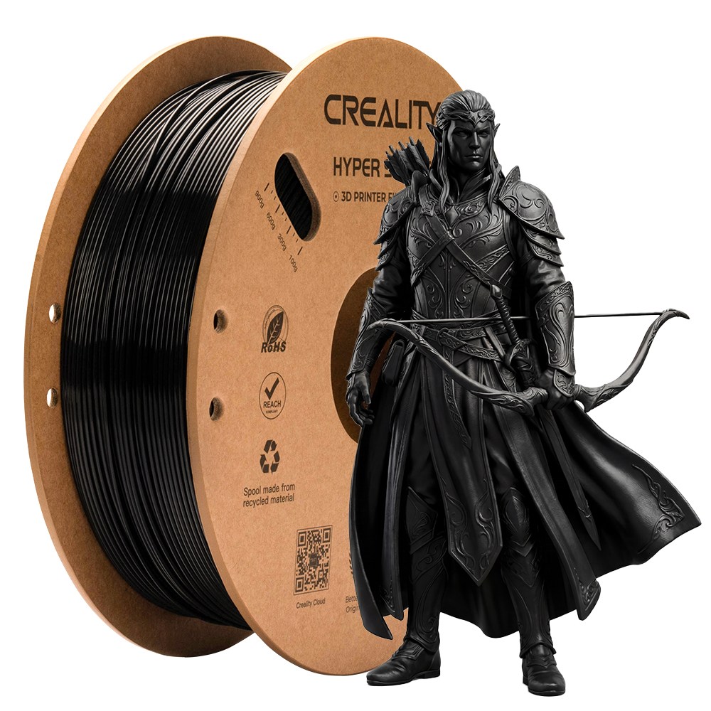 크리알리티 Creality 3d 프린터 고속 인쇄 소재 Hyper PETG 제품 소모품 부품 1.75mm 1KG, 검은색 18,900원