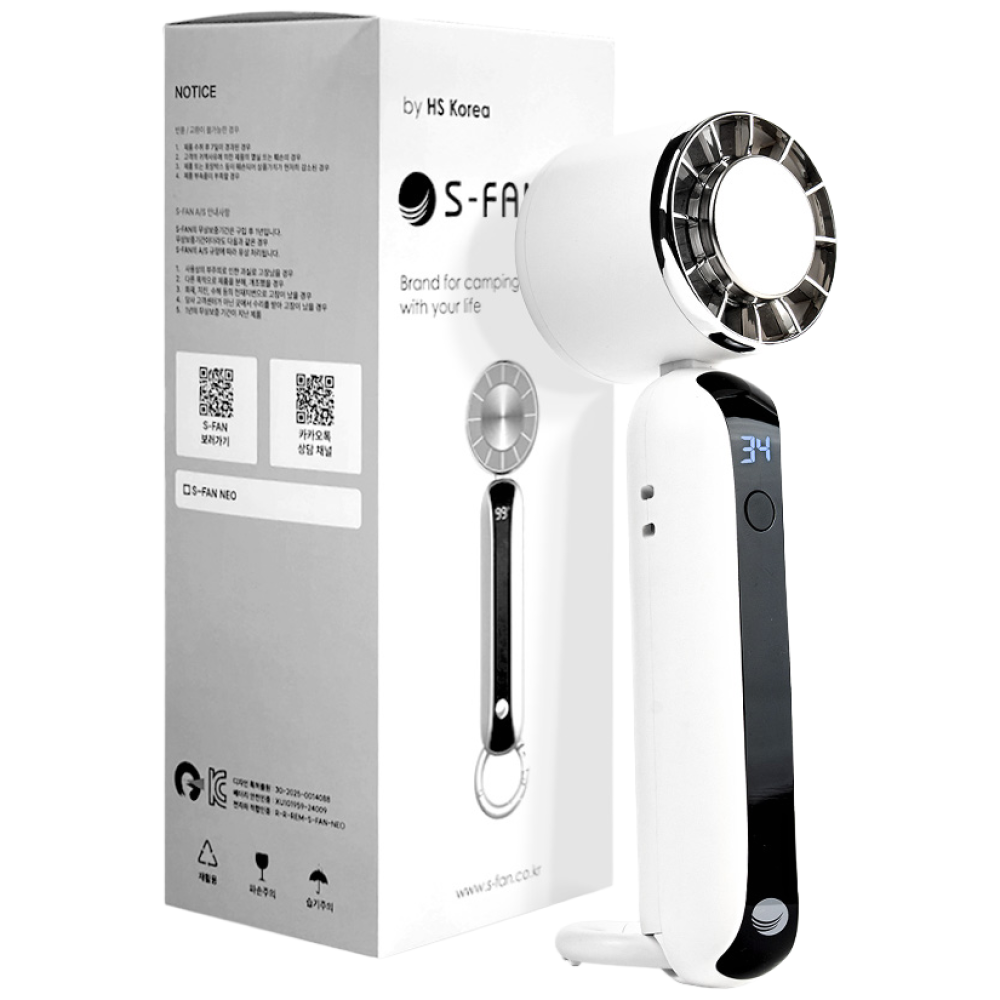 현승코리아 무선 손풍기 냉각 손선풍기 휴대용 선풍기 S-FAN NEO 28,650원