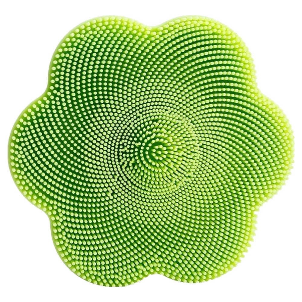 셀비아 실리콘 꽃잎 흡착 모공 딥클렌징 세안브러쉬, 1개, 그린 7,000원
