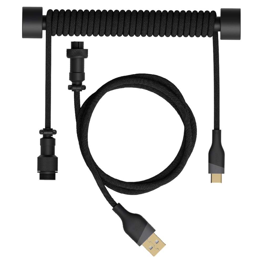 아트뮤 C타입 키보드 항공 코일 케이블, 홀더 클래식 블랙, 1개, 130cm 27,400원