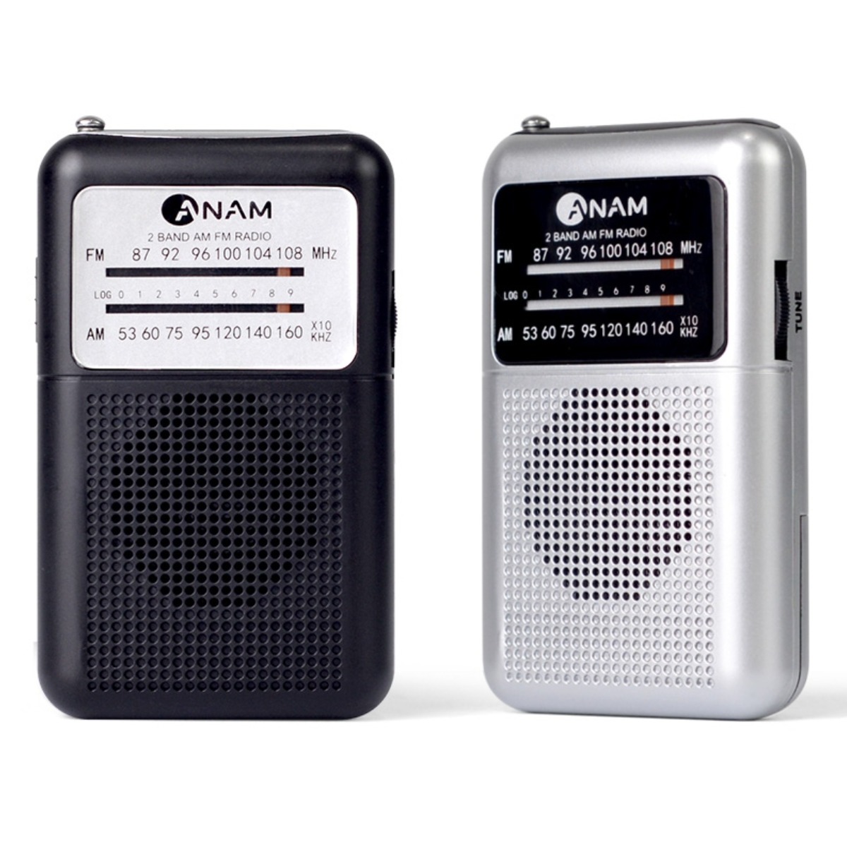 아남 고감도 휴대용 라디오 AR01 고출력 FM AM 수신 아날로그 방식, 실버, 단일상품 16,800원
