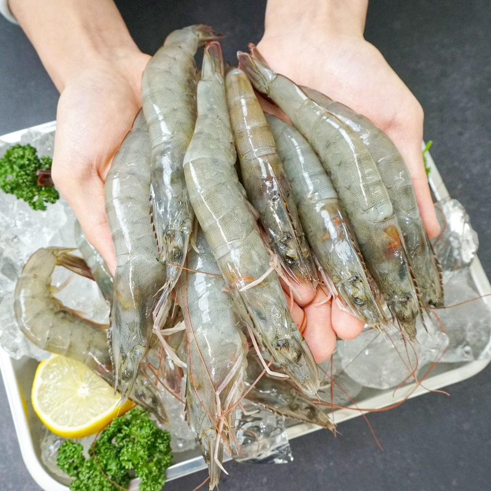 [파시] 국내산 탱글탱글한 신선 급냉 흰다리새우 냉동새우 1kg (36~47미), 1개, 새우 [36-47미] 1kg 22,900원