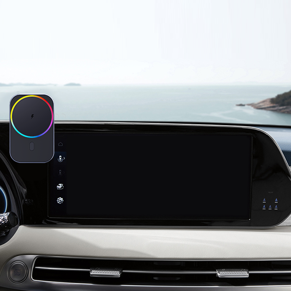 지시그니처 팰리세이드 LX2 2019~24 맥세이프 Qi2 쿨링팬 핸드폰 무선충전 거치대 S26HK-YS, 블랙, 1세트 49,900원