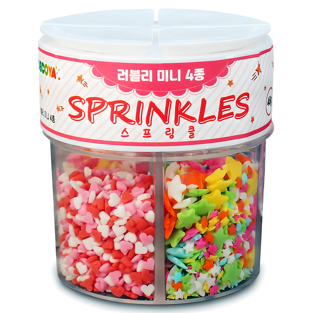 내츄럴팩토리 스프링클 러블리 미니 4종 세트, 48g, 1개 6,800원