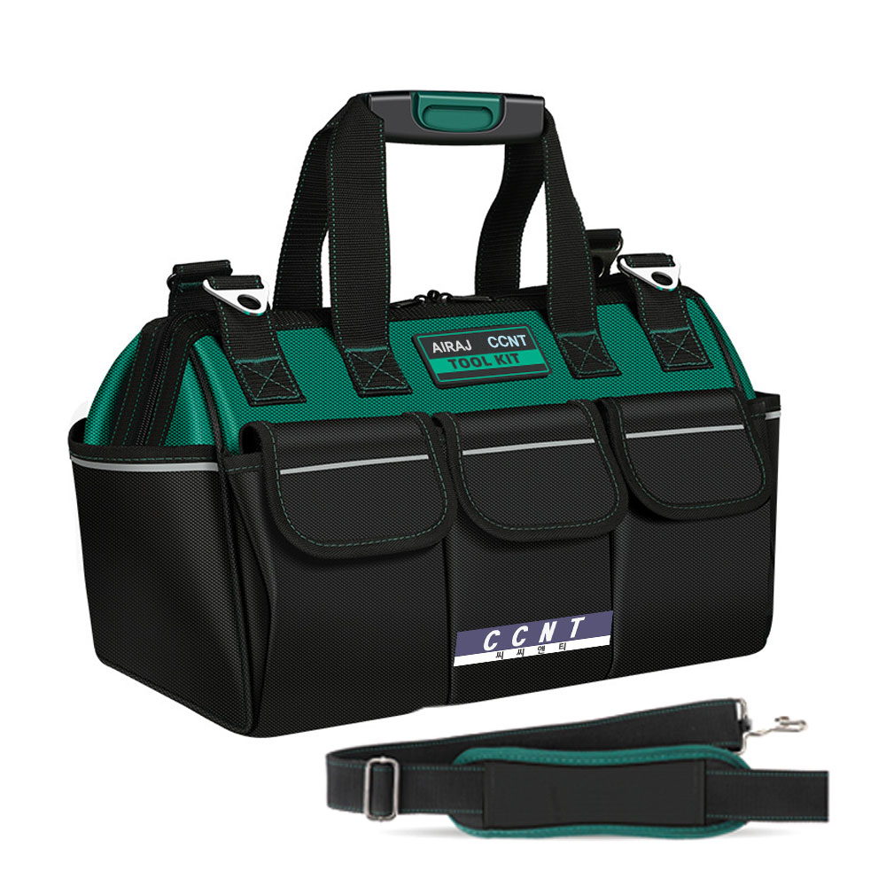 씨씨앤티 휴대용 방수 공구가방 소형 16인치 CCNT-BA16 툴백 다용도 공구함 공구통, 1개 19,500원