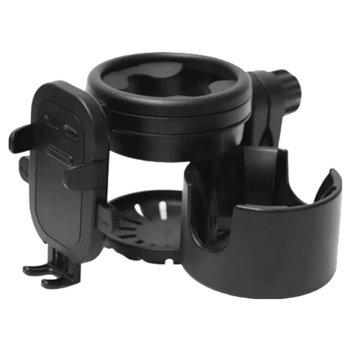 벨노아 유모차 네비게이션 핸드폰 거치 듀얼 컵홀더, 블랙 14,900원