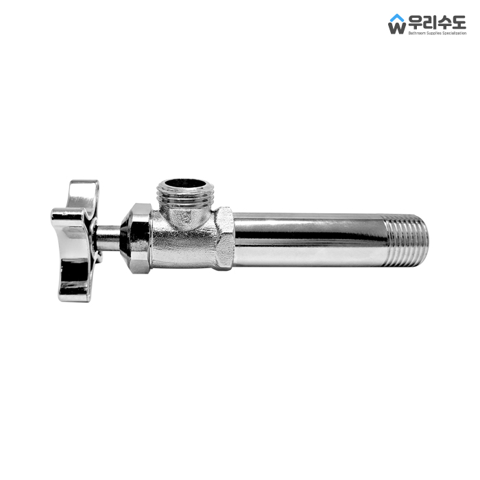 우리수도 일체형 관붙이(150) 앵글밸브 세면대배수관 세면기부속 부품 팝업 배관, 1개 5,100원