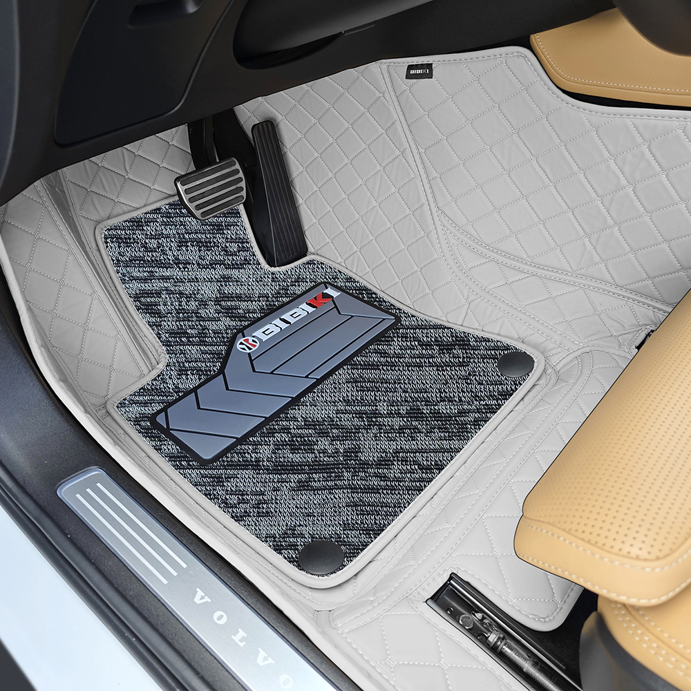 비비키 가죽입체 풀커버매트 1열 + 2열, 샌드베이지, 볼보 S90 (T5 B5 B6 D4 D5) 가솔린 / 디젤 2016~ 188,000원