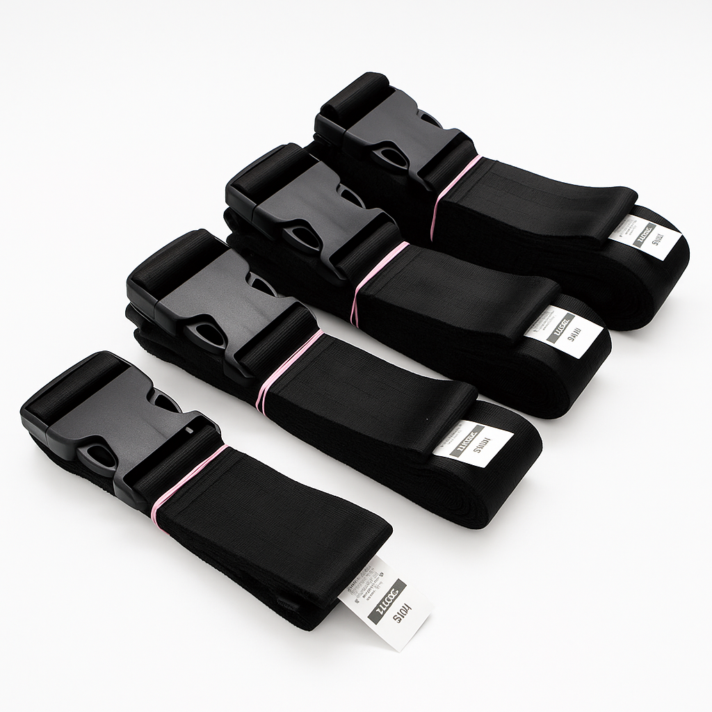 휴캠핑 38mm 넓은 버클스트랩 압축 웨빙 벨트 국내제조 벨크로 밴드 침낭 에어텐트( 1m/2m/3m/4m ), 4개, 3단, 블랙 13,800원