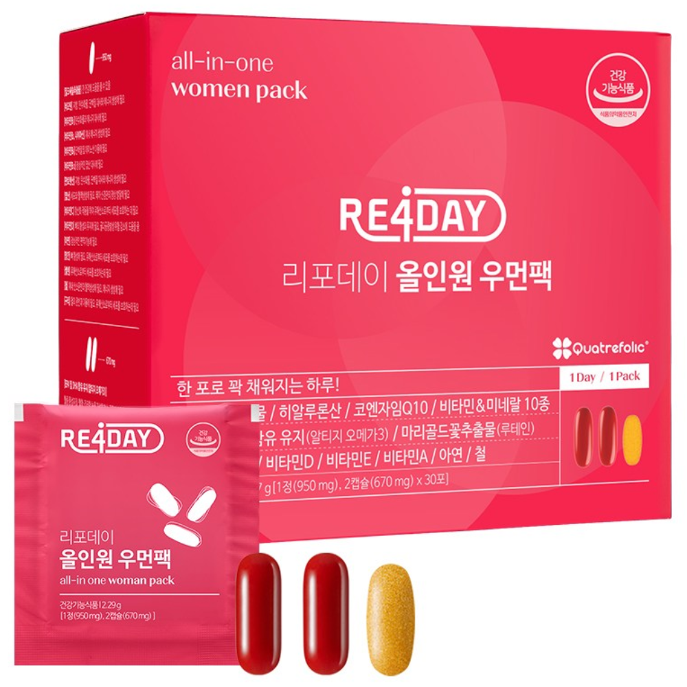 리포데이 올인원 우먼팩, 30회분, 1개 81,500원