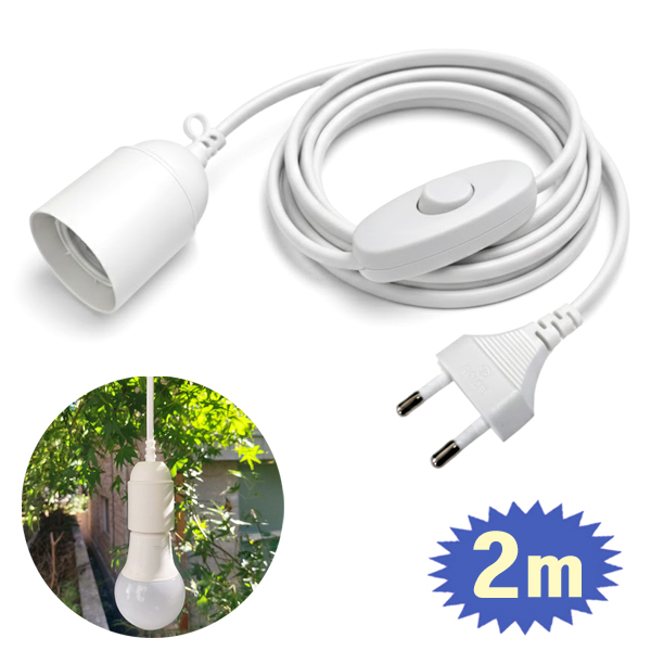 심플소켓 중간스위치 조명선/ 전등 전선 캠핑 카페 식물등 인테리어 조명등 작업등 10,000원