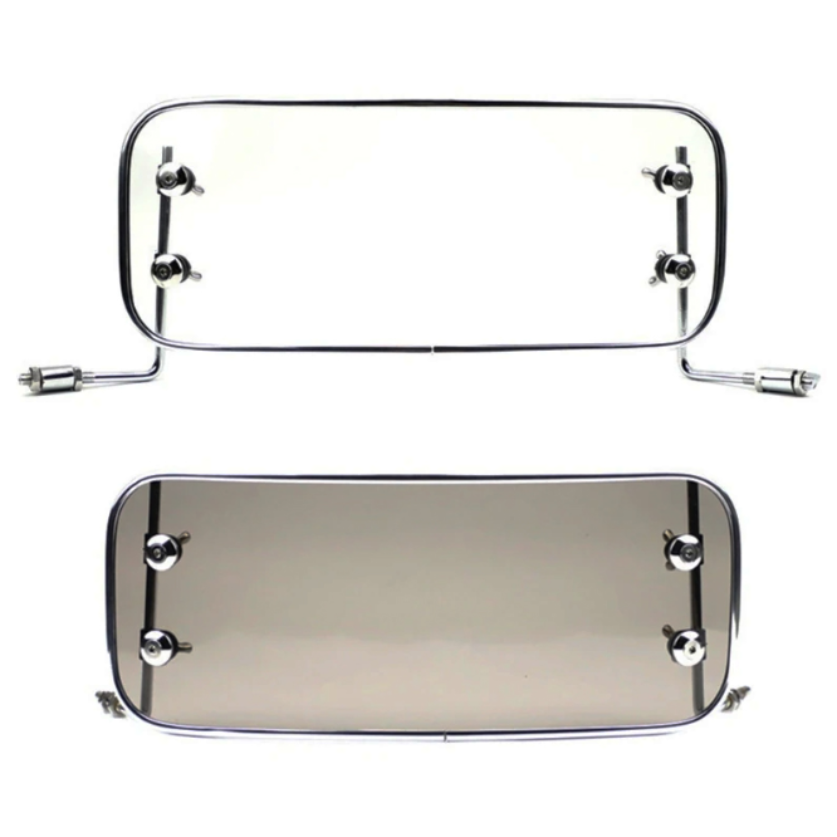 킹콩 혼다 슈퍼커브 숏타입 스크린 사각 크롬몰딩 만능 c110 c125 윈드스크린 호환, 2개 42,800원