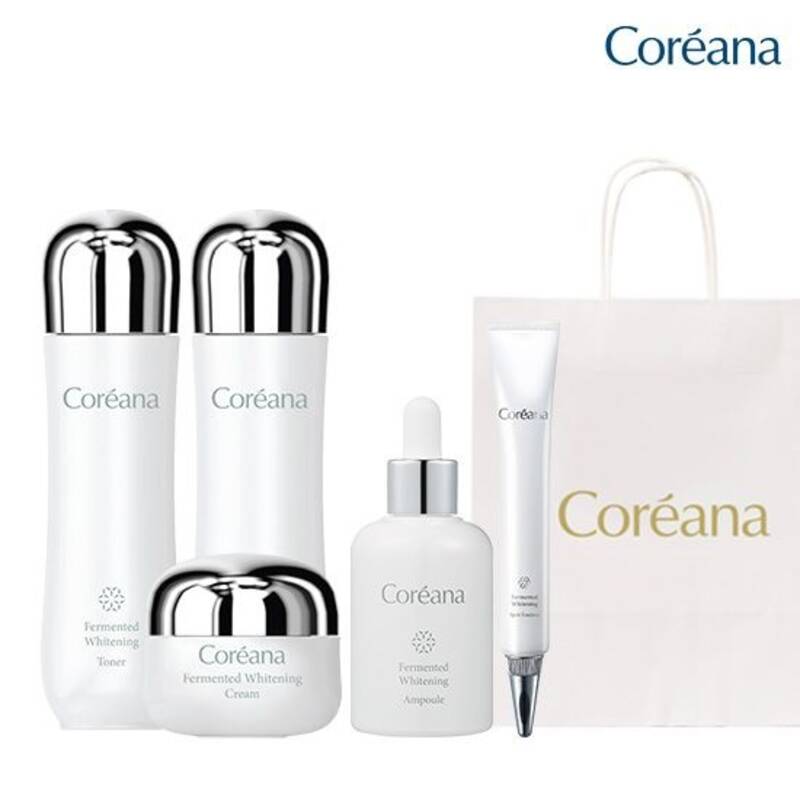 스킨케어 [정상가 268000][단품]발효 화이트닝 5종 (스킨윤기 생기 보습로션윤기 보습크림윤기 보습앰플윤기 보습스팟에센스) (증)쇼핑백 99,900원