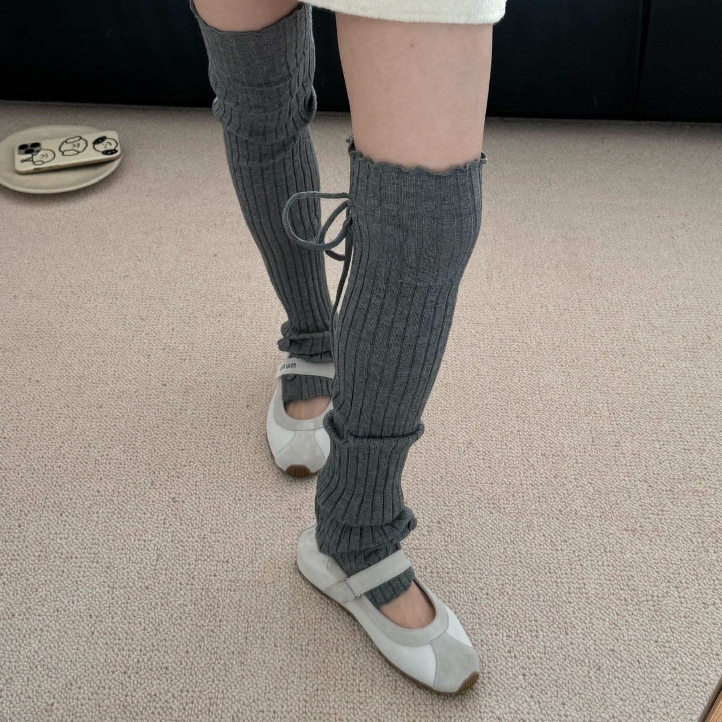 May 3 Socks 여성용 순색 꽃무늬 겨울 양말 세트 다리 보온기 다리 따뜻한 장갑 발목 커버 다리 따뜻한 장갑 장목 양말 중목 양말 방한 용품 1족 세트 7,990원