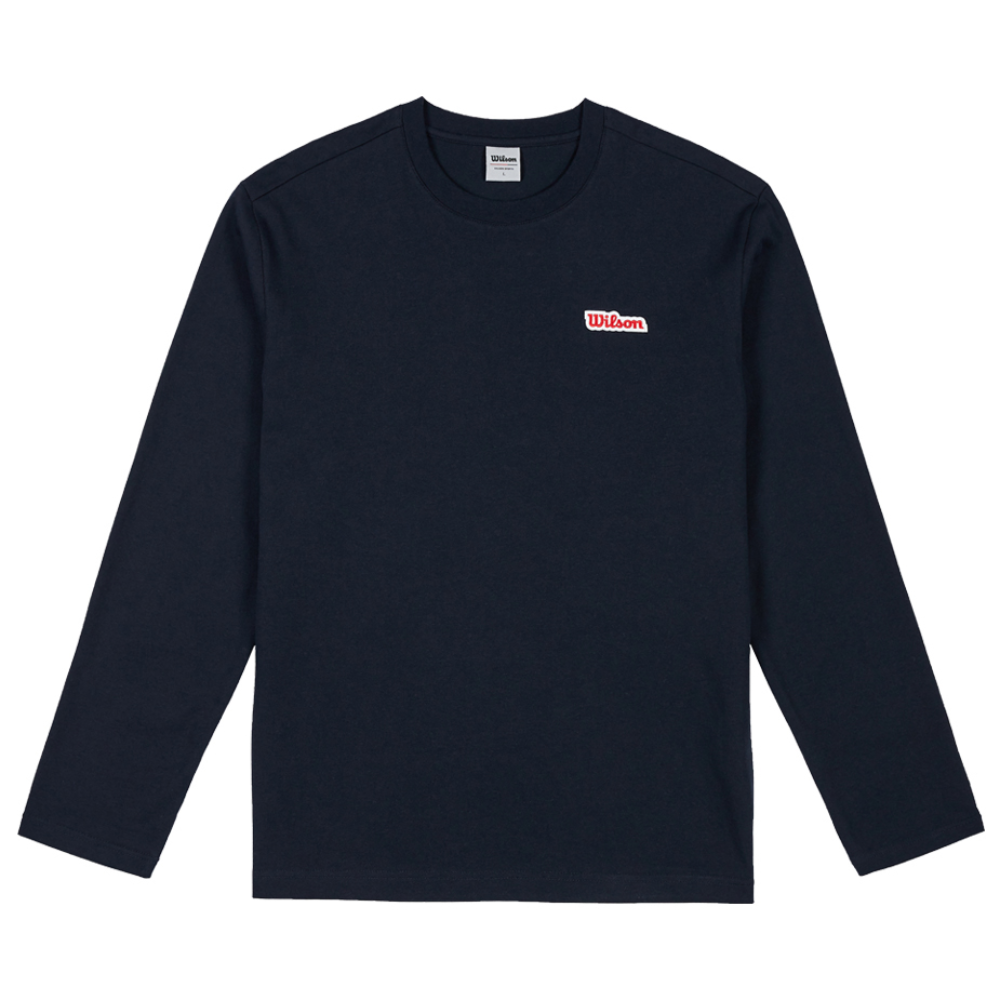 윌슨 어센틱 코튼 7655 라운드 긴팔 티셔츠, 현재가 27,000원