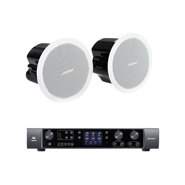 BOSE FS4C 20평형 매장 스피커 인티앰프 세트 음향패키지 카페 업소용, 화이트 1,740,000원