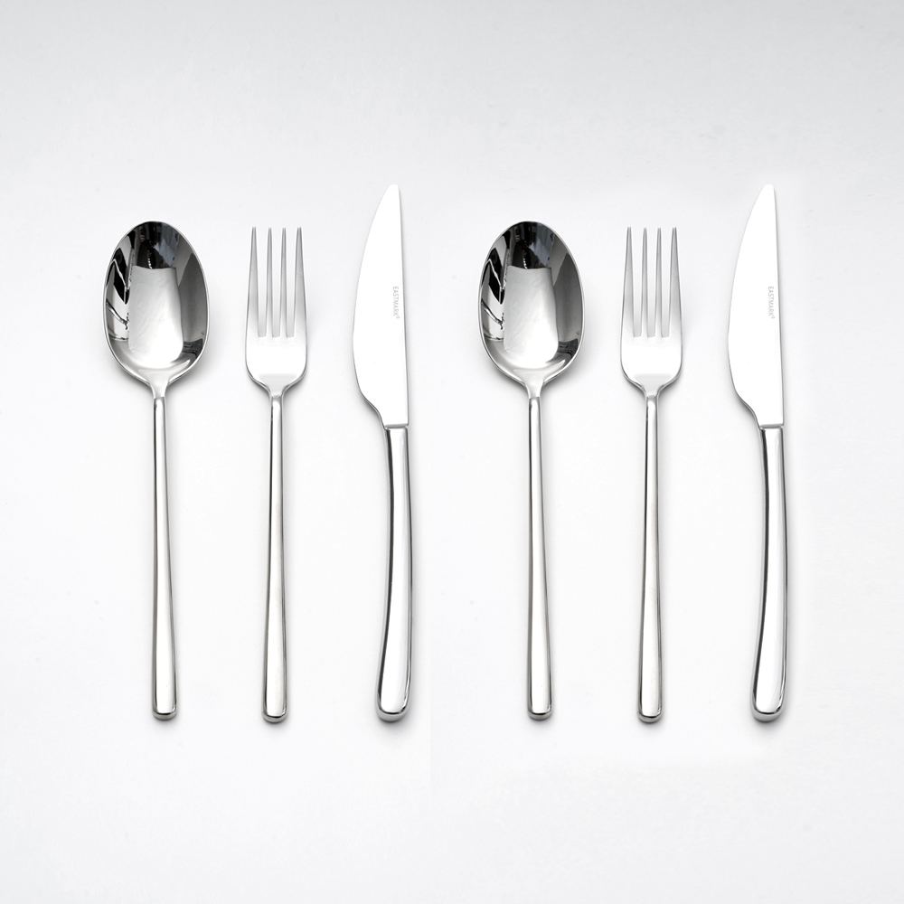 이스트마크 커트러리 디너 3종 세트, 스테인리스, 디너스푼 2p + 디너포크 2p + 디너나이프 2p, 2세트 19,890원