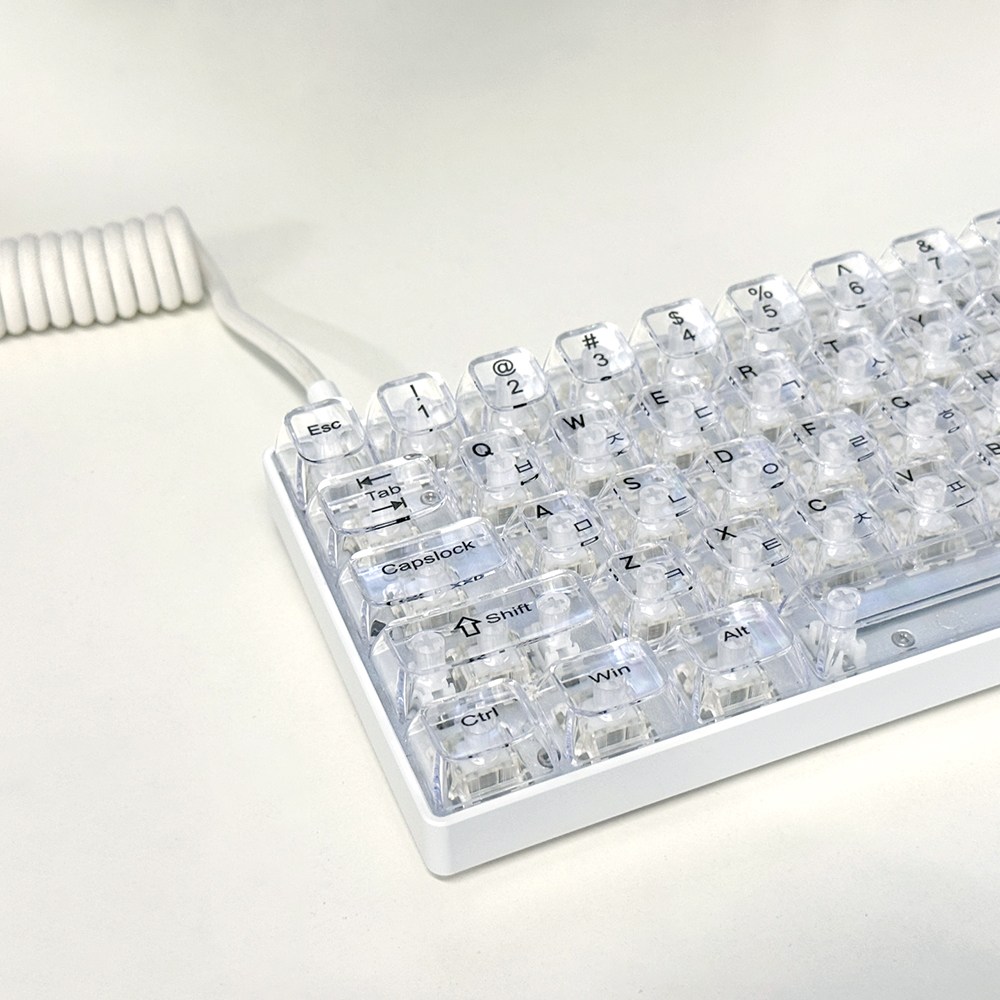 투명키캡 한글각인 LED 투과 OEM 프로파일 기계식키보드 키캡 21,800원