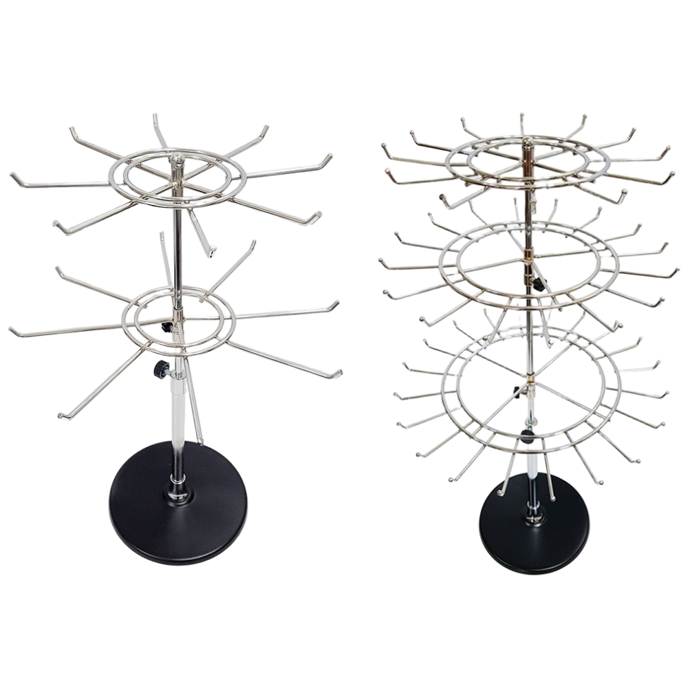 회전진열 2단 3단 회전 원형 행거 진열 거치대 걸이 진열대 고리 헹거 45,000원