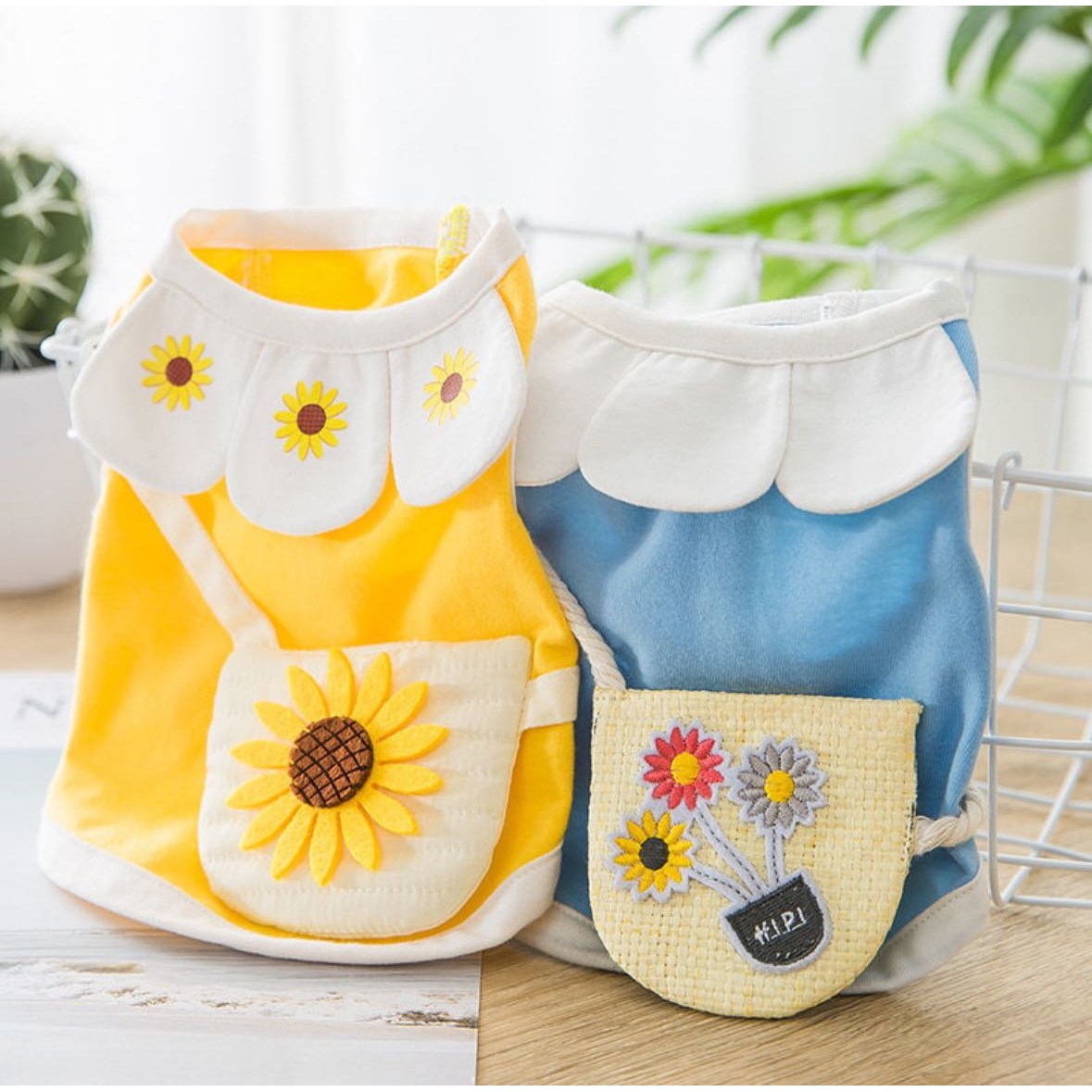 별빛 오월날 강아지 프릴 민소매 티셔츠 쿨조끼, 분홍, 1개 11,900원