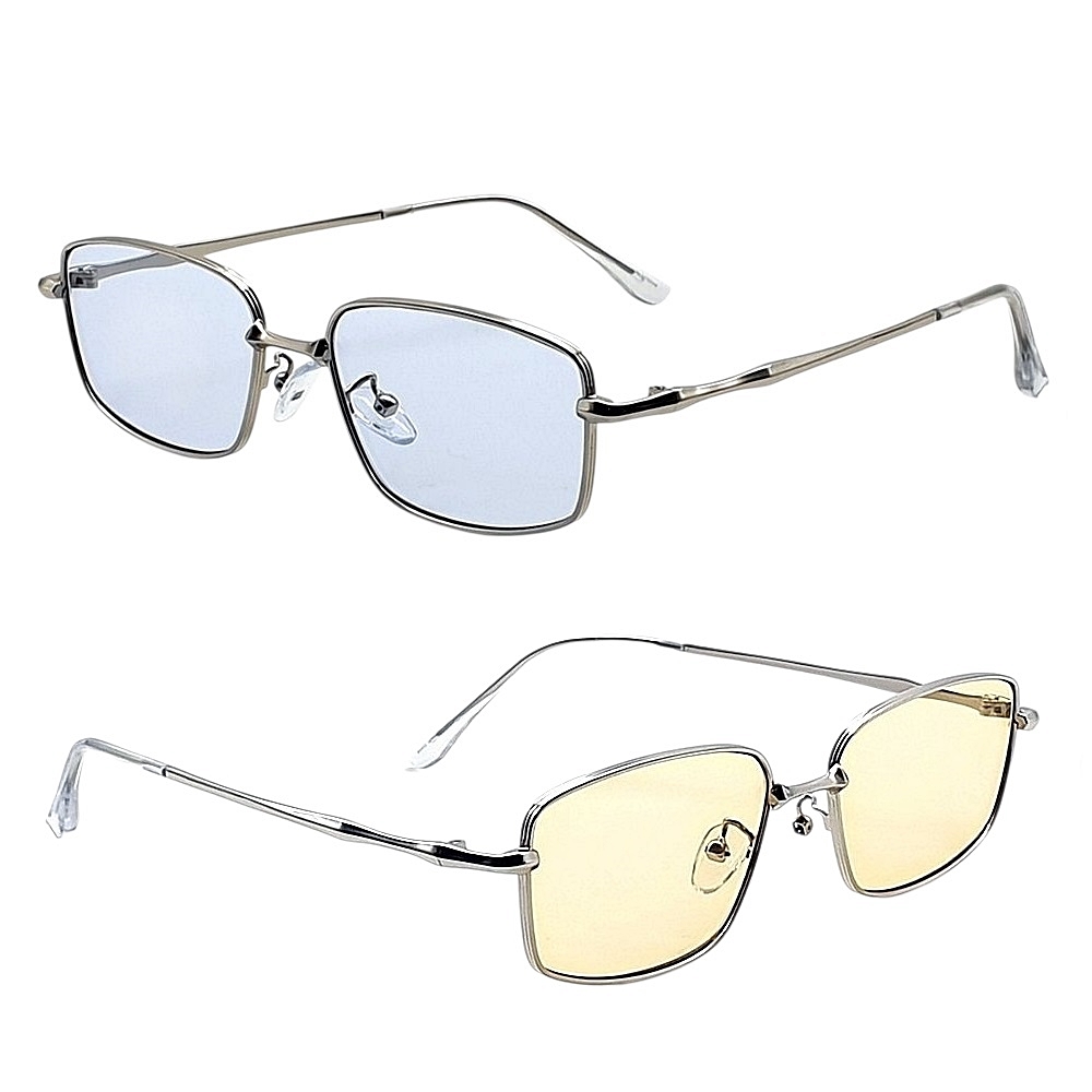 [오늘발송] EYES ONE 고퀄리티 사각 스퀘어 메탈 틴트 선글라스 가벼운 명품 패션 자외선 차단 선글라스 29,500원