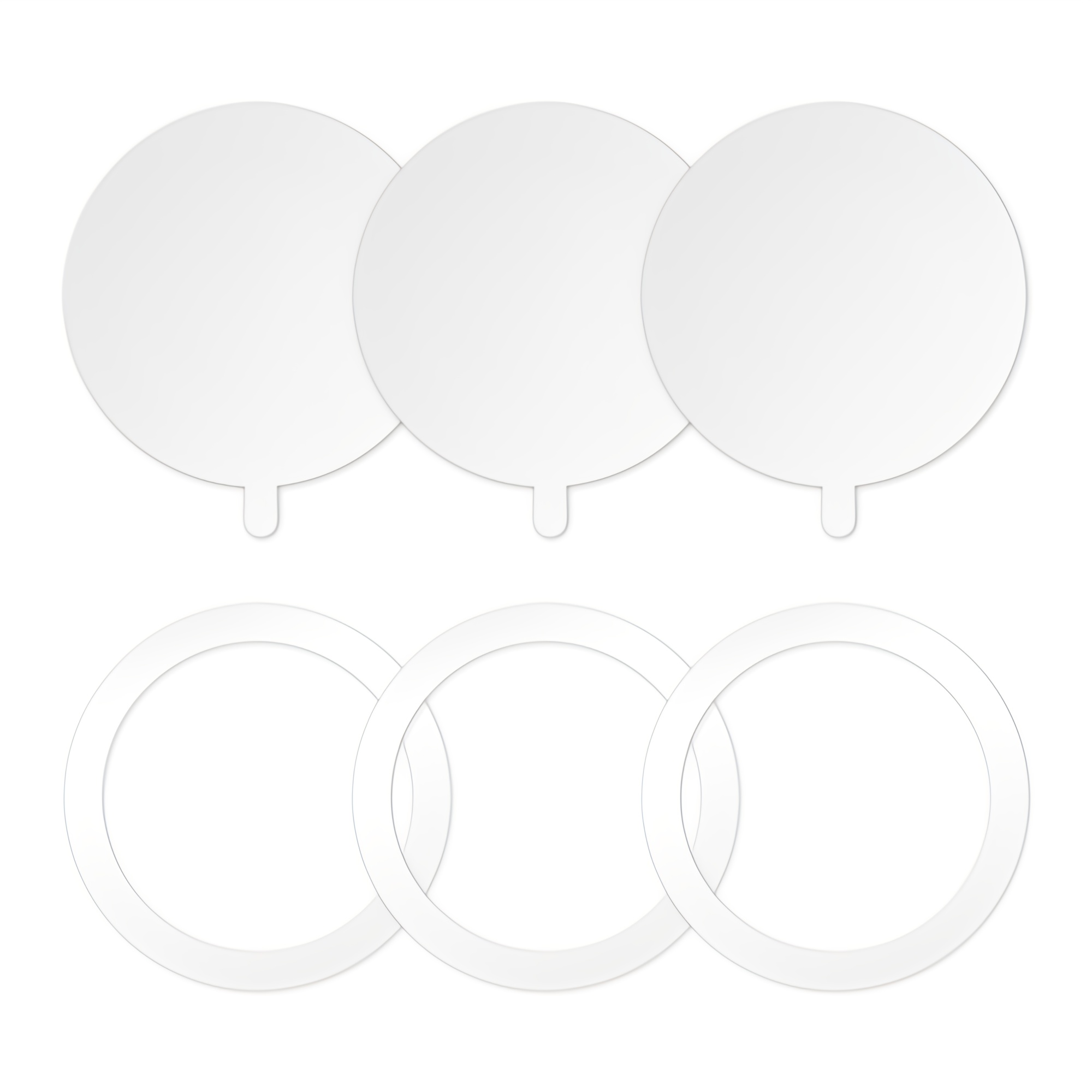 제이엔 맥세이프 호환 자석스티커 3개+보호필름 3개, 화이트, 1세트 3,980원