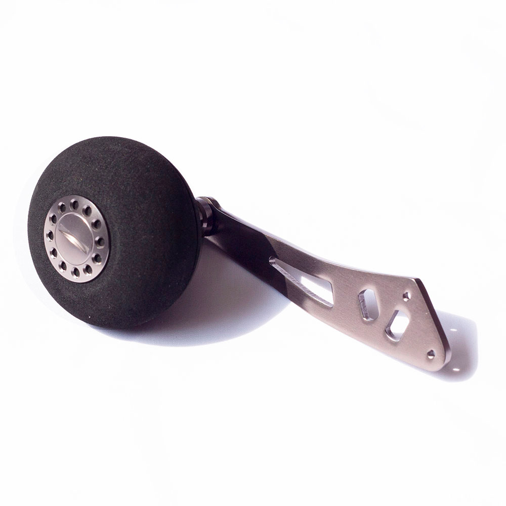 2볼 베어링 베이트릴 파워핸들 더블핸들 튜닝핸들 핸들튜닝 손잡이튜닝, 블랙, 1개 13,000원