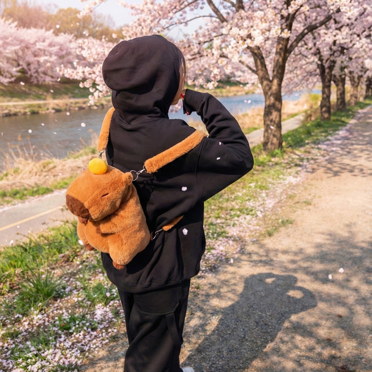 카피바라 가방 백팩 귀여운 귤 카피바라 캐릭터 백팩 10,900원