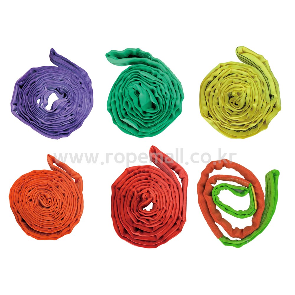 라운드슬링 원형 아이형 국산 슬링바 슬링벨트 크레인바, 1개 18,200원