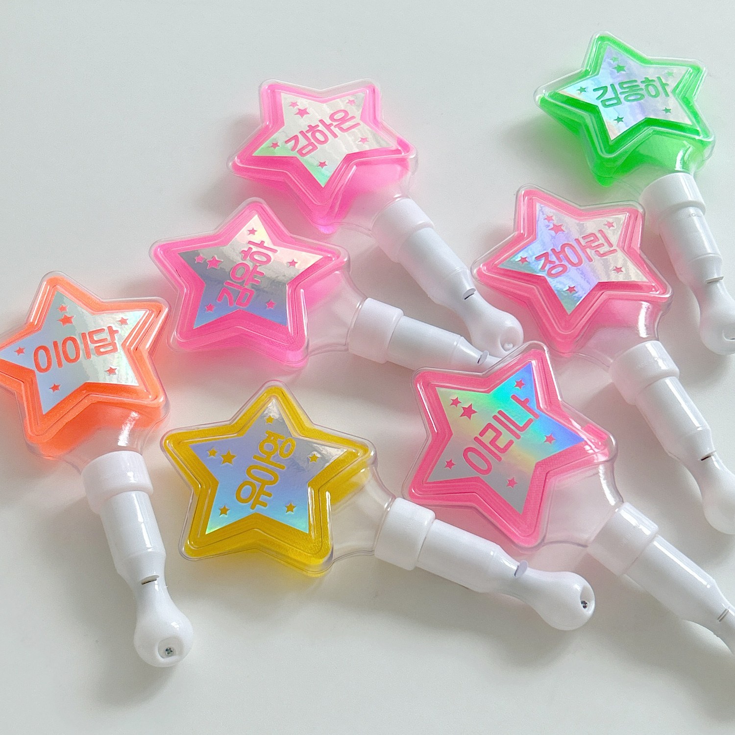 LED 작은별 응원봉 레드 오로라  응원봉 주문제작 콘서트 학예회 재롱잔치 발표회 응원도구 6,800원