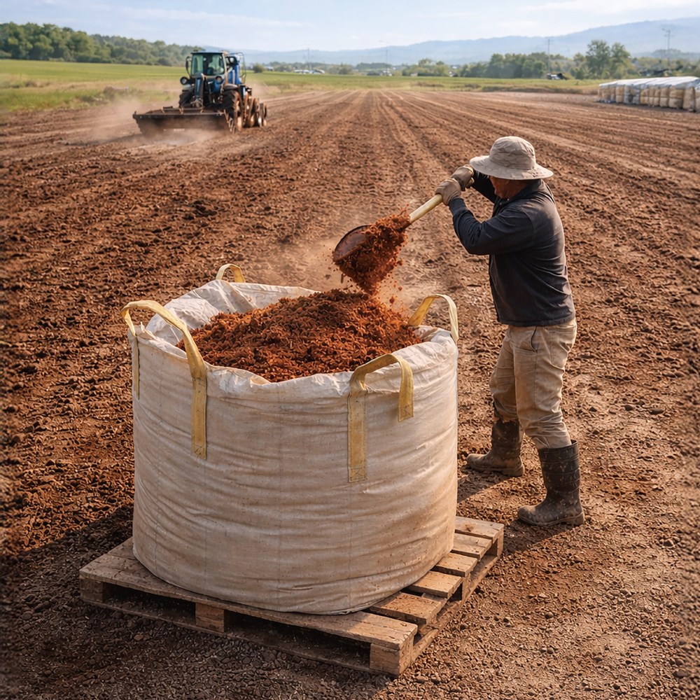코코피트 1,600L 대용량 톤백 원예용 조경 대농가 육묘 블루베리 딸기 분갈이흙 상토 배양토 혼합재 배합용, 1600L, 1개 329,000원