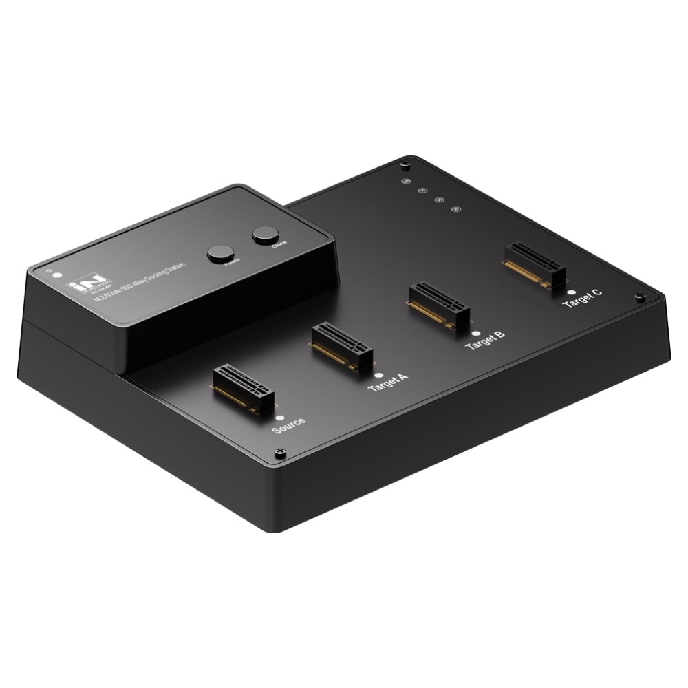 인네트워크 M.2 NVMe SSD 4베이 USB4.0 지원 1:3 원터치 클론 도킹스테이션, 1개, IN-DK4P 189,200원