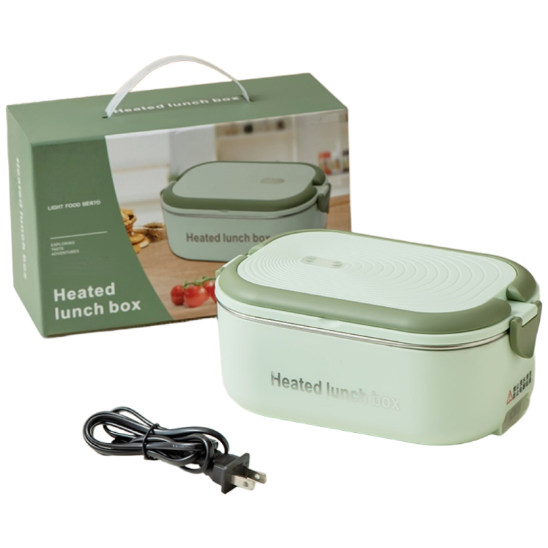 PYHO 직장인 휴대용 전기도시락 플러그 스타일 보온 도시락 케이스, 1개, 연한 색 24,900원