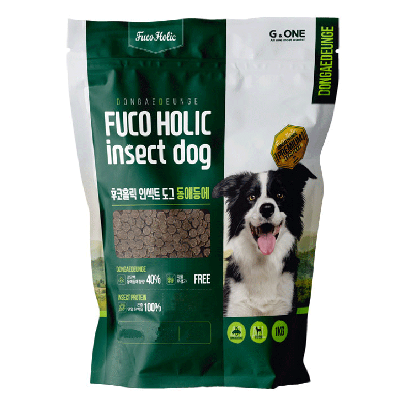 후코홀릭 전연령 도그 동애등에 소프트사료, 곤충, 1kg, 1개 16,000원