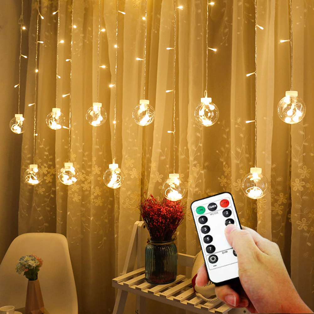 21세기트랜드 8모드 USB 리모컨 소원볼 가랜드 줄조명 108구 25,900원