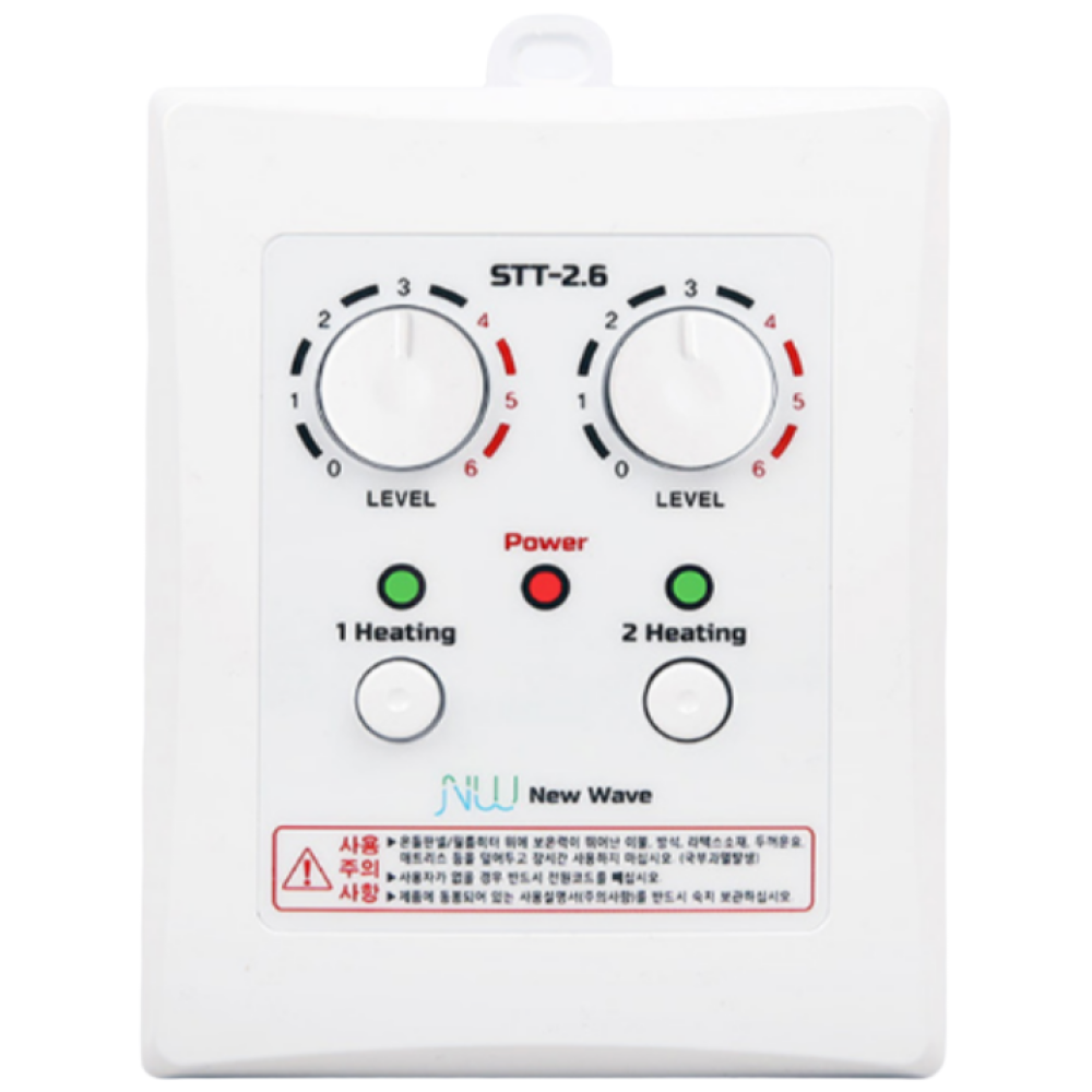 전기판넬 온도조절기 STT 2.6 2난방 2.6kW, 1개, STT-2.6 24,000원