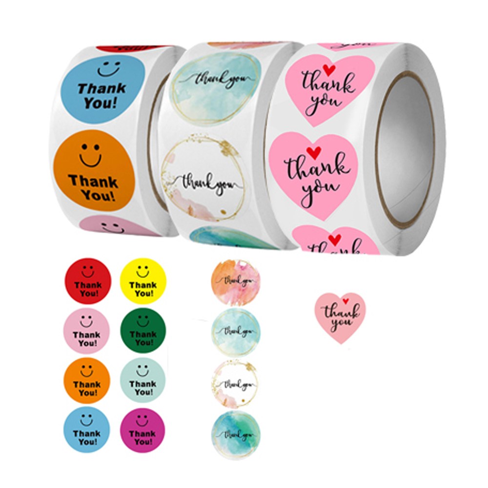 1500매 원형 롤 스티커 대용량 2.5cm 6,900원