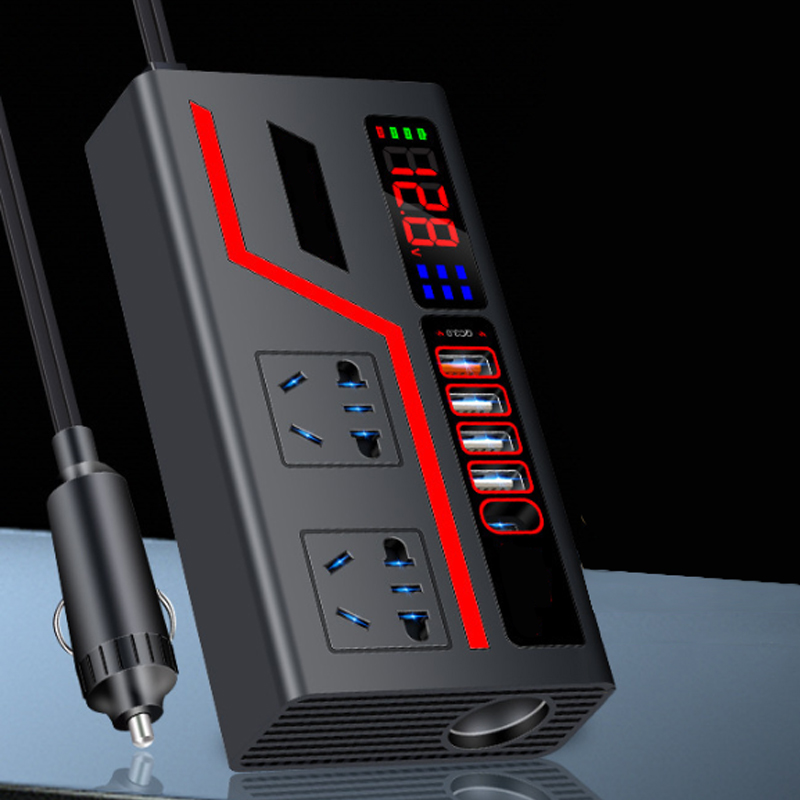 체리스팟 220V 다기능 차량용 인버터 IN-11 고속 충전 시가잭 멀티 충전 12V 24V 연장 인버터, 1개 37,600원