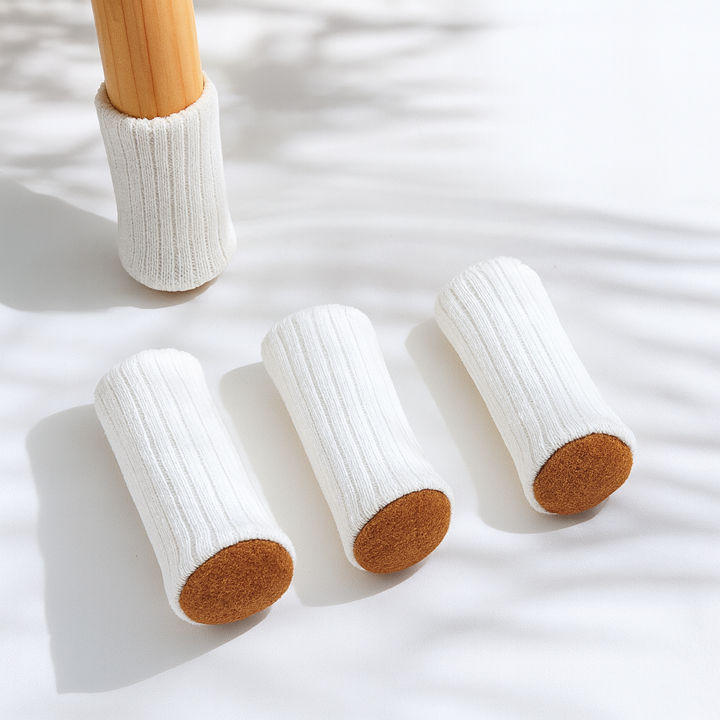 에코핏 소음방지 의자 발커버 바닥보호, 1개, 퓨어 화이트 11,900원